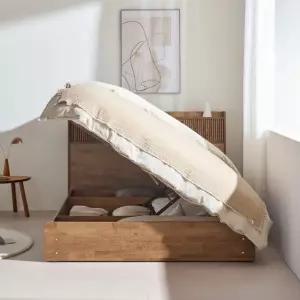 잉글랜더 생드니 템바보드 LED 리프트업 수납 침대 일반형(매트제외-Q)