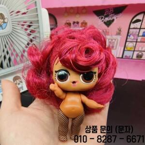 핫서프라이즈 인형 키체인 헤어 에디션 모바일 펜던트 가방 액세서리 귀여운 모델 사랑스러운 소녀 장난감