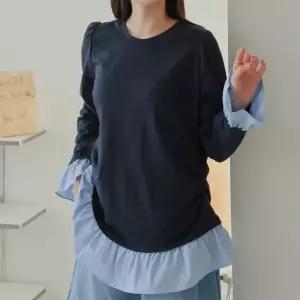 [하프클럽/] 옆셔링셔츠밑단티셔츠 WBX401M603 빅사이즈