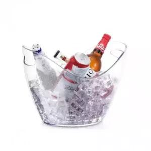아이스버킷 캠핑용 투명 8L 얼음통 바스켓