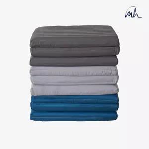 [몽스홈]국내생산 3단 접이식 일자패턴 전용 매트리스커버 MS/SS/Q