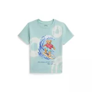 폴로 키즈 남아 2-7세 타이 다이 베어 코튼 티 AS861514