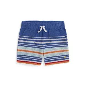 폴로 키즈 남아 2-7세 스트라이프 코튼 테리 쇼트 AS861524