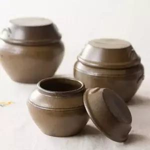옹기 항아리 17cm 양념통 소금통 이천도자기 단지 중형