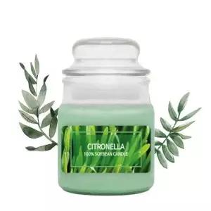소이캔들 유리병 소형 90g 시트로넬라