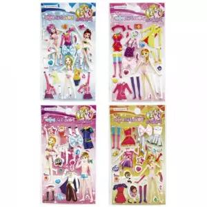 소피루비 러블리 코디 스티커 4종세트 딸 언어완구 팬시 교육 스티커북 장난감 완구