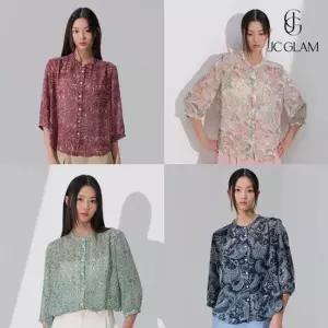 [제이시글램] 시폰 재킷 블라우스 4종
