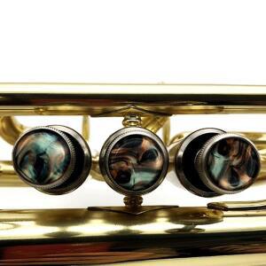 트럼펫 핑거 버튼 밸브 캡 나사 커버 카바 뮤지컬 베이스 호환 액세서리 3개