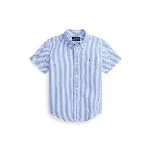 폴로 키즈 남아 2-7세 스트라이프 코튼 시어서커 셔츠 AS862609