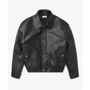 JTK ARTISANAL 코르셋 심 포우 레더 점퍼 2101630