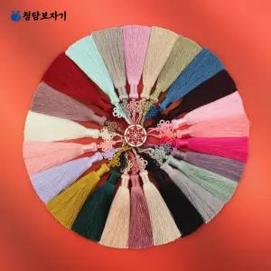 청담보자기 단국화 노리개