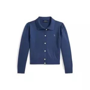 폴로 키즈 여아 2-6세 콤드 코튼 카디건 AS863193