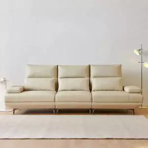 [동서가구] 뮤지 실리콘 레더 스윙 소파 4인 DF928242