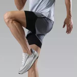 남성레깅스 이중반바지 투인원 헬스복 여름운동복