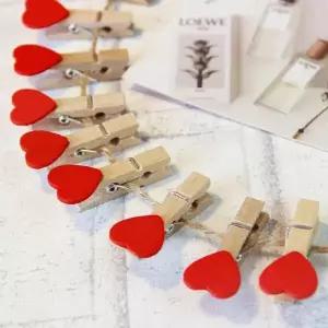 사진걸이 노끈사진걸이 사진집게 폴라로이드사진걸이