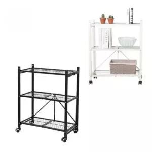 [생활] 수납 접이식 선반 이동식 3단 화장품 진열대