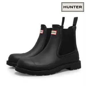 [헌터] 남성 첼시 코만도 레인부츠 블랙 MFS9016RMA-BLK