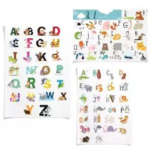 유아포스터 알파벳포스터 학습포스터 A2사이즈