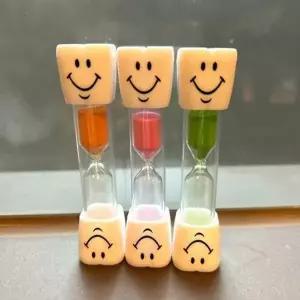 3분 모래시계 타이머 양치 습관 어린이집