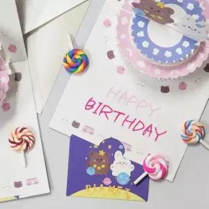 [문구/오피스] 입체 생일 축하 카드 플래닛 특별 편지 팝업