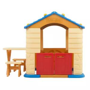 4세 놀이집 테이블의자세트 블루 손자선물 플레이하우스 키즈집 아기집 육아방 유아집