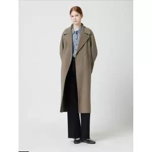 [롯데백화점]씨씨콜렉트 벨티드 핸드메이드 롱 코트 C254MSG176