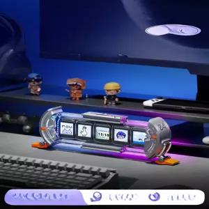 LED 디지털탁상시계 무소음 전자벽걸이형 사무실 인테리어용 심플한 디자인 실용적 거실용