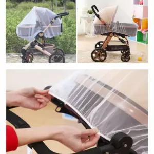 풀 커버 유모차 메쉬 모기장 방충 벌레퇴치 차박 모기장 간편설치 세아커머스