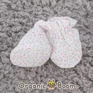 [오가닉붐][2만 무배] 인증받은 오가닉 태열방지 무형광 티니플라워 코튼메쉬 유기농 여름 출산 발싸개