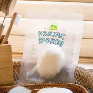 [베이비스탠다드] 곤약 아기 목욕 스펀지 저자극 샤워볼