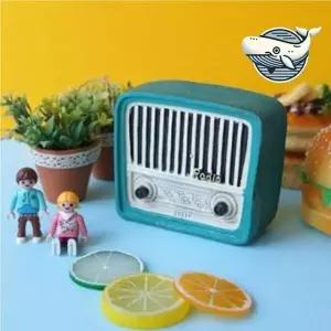 빈티지 인테리어 소품 미니어처 라디오 장식