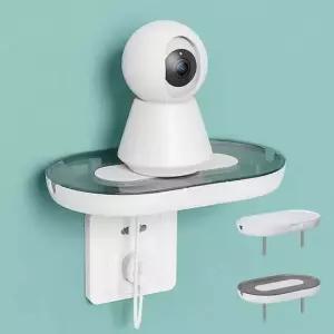 콘센트 받침대 수납선반 정리대 트레이 벽걸이 콘센트선반 카페 사무실 핸드폰충전받침대