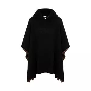 [펜디]키즈 FF 로고 풀오버 후드 케이프 블랙 JUQ068 AVGC F0QA1