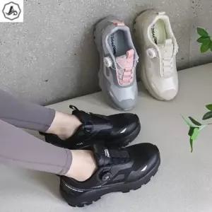 [애슬릿] 키높이 운동화 끈없는 발편한 배색 단화 봄 4cm