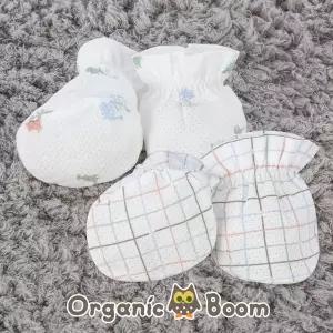 [오가닉붐][2만 무배] 인증받은 오가닉 태열방지 무형광 다이노 코튼메쉬 여름 출산 발싸개(2종중 택1)