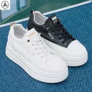 [애슬릿] 키높이 스니커즈 밴딩 끈없는 단화 운동화 5cm