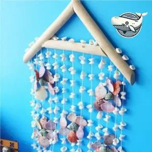 해양 조개 모빌 소품 인테리어 벽장식 카페