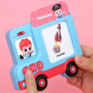 블루 버스 알파벳 영단어 학습 교구 어린이장난감 영어놀이 언어발달