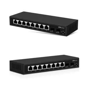 ipTIME 기가 스위치허브 8포트 SFP 2포트 IGMP 인터넷 스위칭허브 랜케이블 랜선분배기 공유기 LAN 이더넷