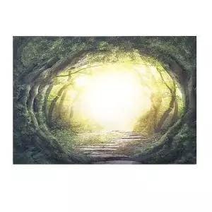 빛나는둥근숲캔버스포스터 찬란한 숲속느낌 대형