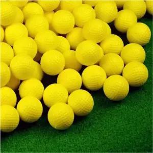 [RIZPICK]PU 골프공 100개세트 실내 실외 연습용 안전 골프공 스펀지골프공