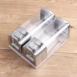 주방 욕실 물비누 디스펜서 투명한 케이스