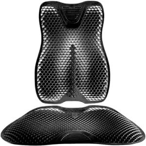 실리콘 시트 자동차 의자 등받이 쿠션 냉각 두껍고 통기성이 좋은 벌집 디자인으로 압력 포인트 미끄럼