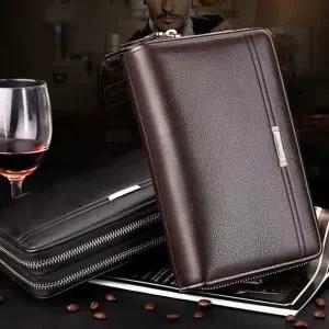 더블 지퍼 클러치 장지갑 남자지갑 카드 휴대폰 수납 정장 캐주얼룩 지갑 jfI7+6cBq