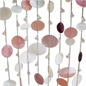 거실 파티션 구슬발 가림막 자개 모빌 비즈 장식 DIY