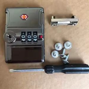 캐리어 잠금장치 부품 홀더 미니 상자 가방 클립 범용