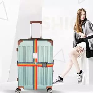 캐리어 잠금 캐리어끈 벨트 고정 러기지 밴드 YpU4+8VPt