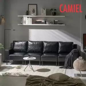 렉스 고급 PU가죽 4인용 소파 FF_RU0311)