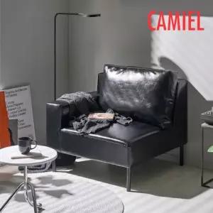 렉스 고급 PU가죽 1인용 팔걸이 소파 FF_RU0308)