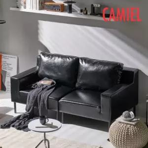 렉스 고급 PU가죽 2인용 소파 FF_RU0309)